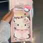 Hello Kitty Love Face Pink Bow Phone Case For IPhone 16 15 14 12 13 11 Pro Max XR XS MAX 7 8 PLUS Y2K Girl Kawaii Cover