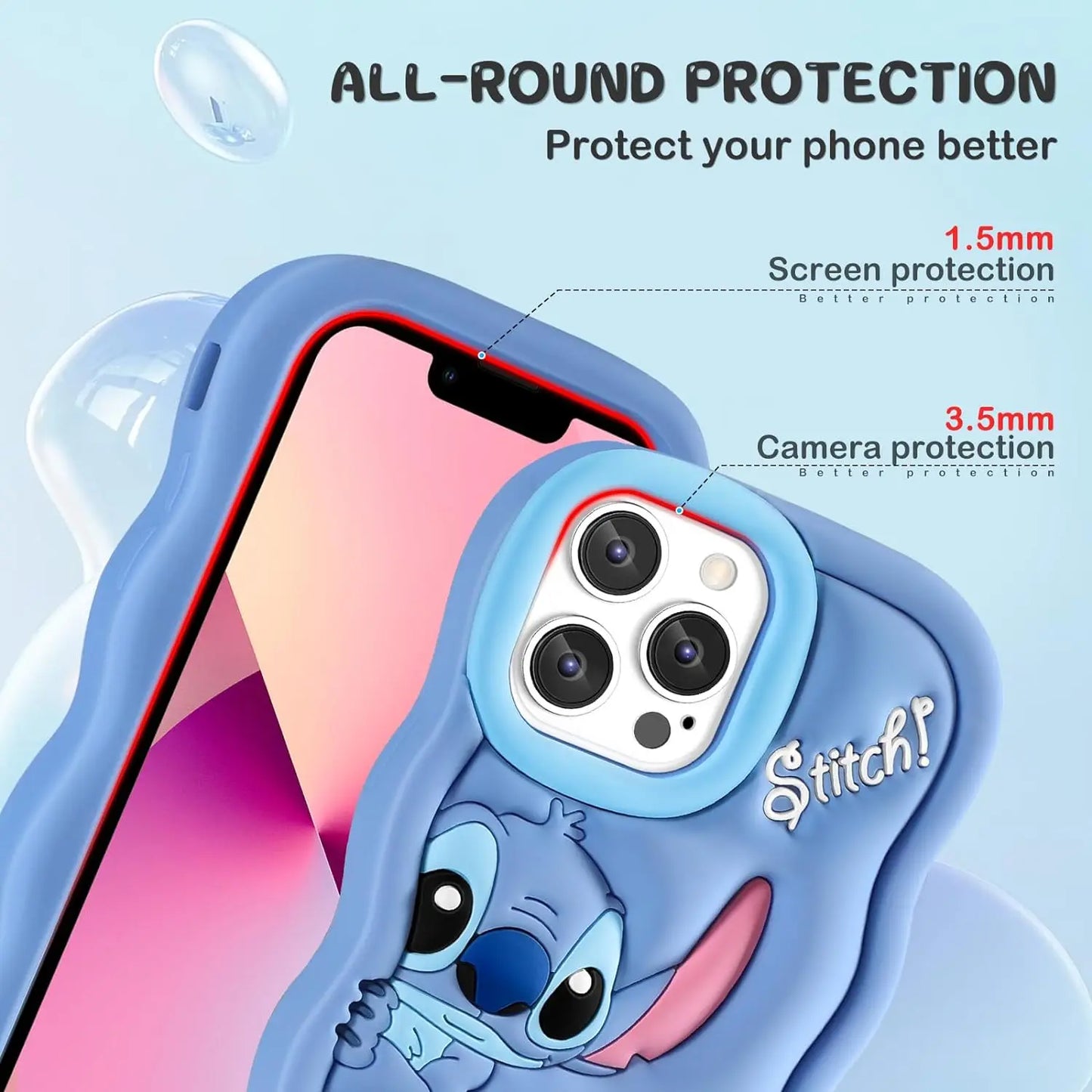 Silicone Wave Stitch Soft Cover Case For iPhone 16 15 14 13 12 11 Pro Plus mini Max Xs XR